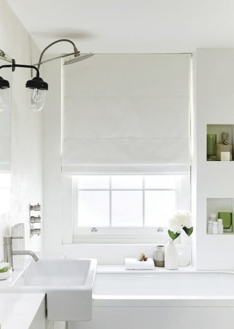 ستائر رومان 10 FAGEL ICE WHITE ROM RT 009