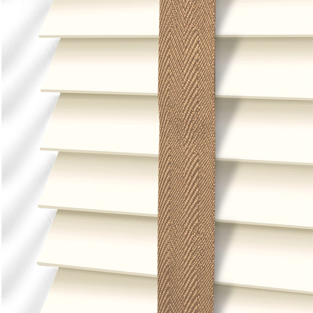 الستائر الخشبية 6 buttermilk camel 64 wooden blind 50 3 zoom