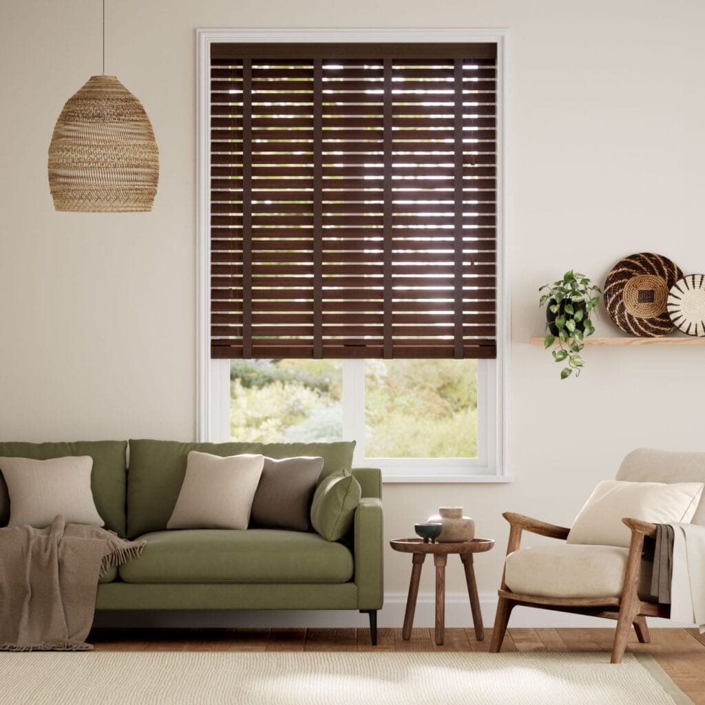 الستائر الخشبية 16 rosewood chocolate 41 wooden blind 50 1