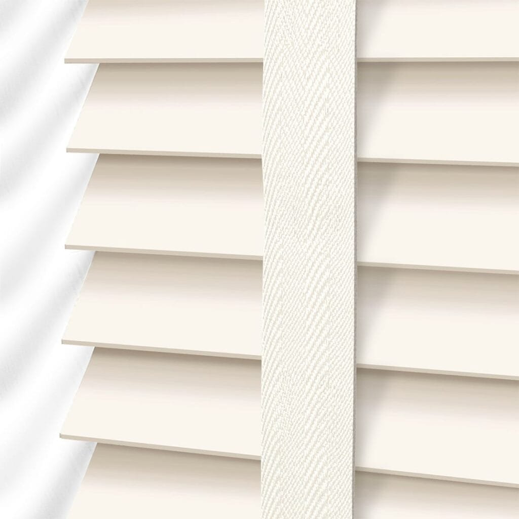 الستائر الخشبية 3 wood impressions with tapes antique cream canvas 20 wooden blind 50 3 zoom