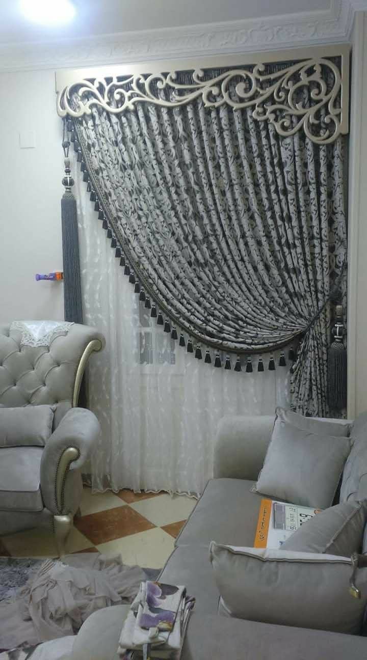 اشكال ستائر على مواسير