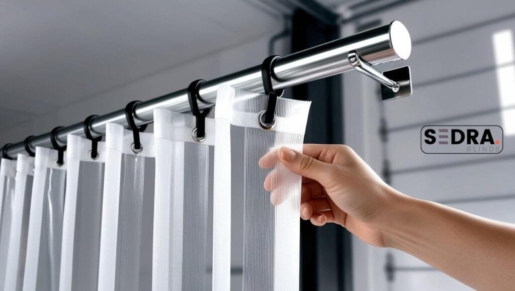 ستائر بلاستيك PVC