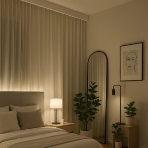 ستائر غرف نوم | دليل اختيار أفضل التصاميم والأنواع 5 ستائر غرف نوم عرايس