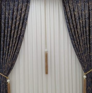 ستائر بلاك اوت مع شيفون | دليلك لاختيار أفضل الأنواع 17 ستائر بلاك اوت مع شيفون غرف نوم