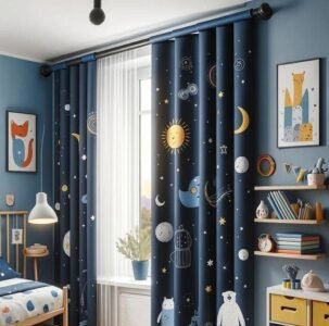 ستائر أطفال بسيطة | دليل اختيار أفضل الستائر لغرف الأطفال 2 ستائر اطفال بسيطة مودرن