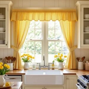 ستائر مطبخ | دليل اختيار أفضل الأنواع لمطبخك 20 ستائر مطبخ سهلة التنظيف