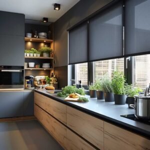 ستائر رول للمطبخ