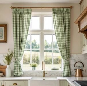 ستائر مطبخ | دليل اختيار أفضل الأنواع لمطبخك 5 ستائر مطبخ قصيرة