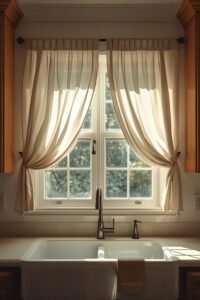 أفضل ستائر كافيه 2026 | مودرن وبسيطة لجميع المطابخ والمساحات 2 أهمية ستائر كافيه في تصميم المطابخ