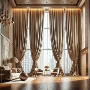 ستائر سيدار للصالونات: فخامة وأناقة لا تضاهى