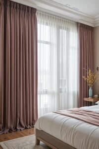 ستائر سيدار لغرف النوم: راحة وجمال