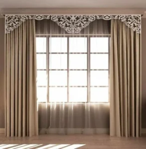 أفضل بلتكانات ستائر مودرن 2026 | تصميمات حديثة وفخمة للمنزل 9 بلتكانات ستائر فخمة للصالونات الراقية