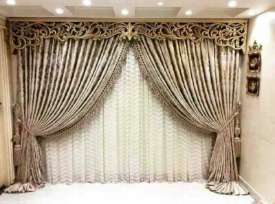 أفضل بلتكانة ستائر مودرن 2026 | تصميمات فخمة وعصرية لجميع الغرف 5 بلتكانة ستائر مودرن للصالونات العصرية