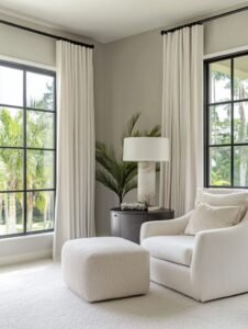 ستائر صالونات تركية قصيرة للحلول العملية