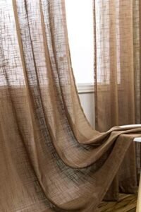 أفضل ستائر كتان مودرن 2026 | أناقة طبيعية بتصميمات عصرية فخمة 12 ستائر كتان مودرن لغرف المعيشة