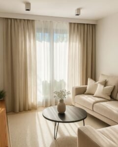 موديلات ستائر هادئة