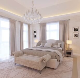 ستائر غرف نوم للعرائس بأحدث التصاميم الفاخرة من شركة سيدرا 6 تصميمات ستائر لعروس