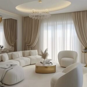 شكل ستائر مودرن بأحدث التصاميم العصرية للمنازل 2 اشكال ستائر حديثة