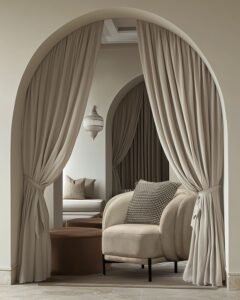 اشكال ستائر باب المطبخ مودرن وعملية 2026 6 ستائر باب مطبخ قصيرة عملية وسهلة الاستخدام