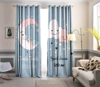 ستائر غرف اطفال برسومات كرتونية ومرحة